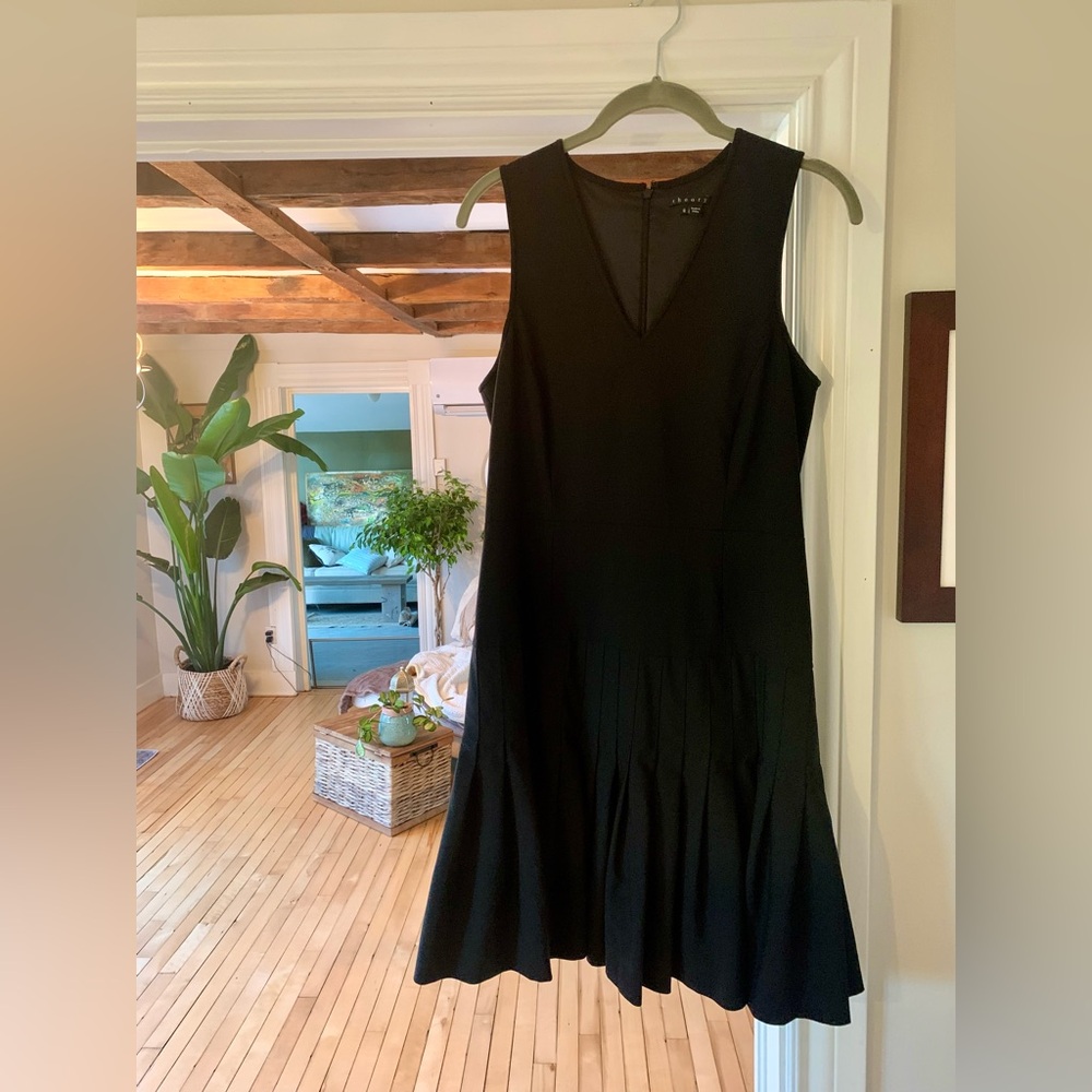 Theory Black Midi Dress